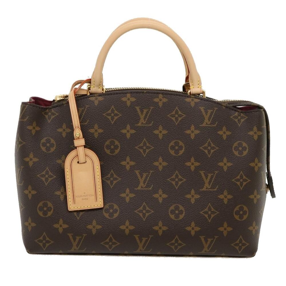 Louis Vuitton Monogram Petit Palais PM Handbag Brown